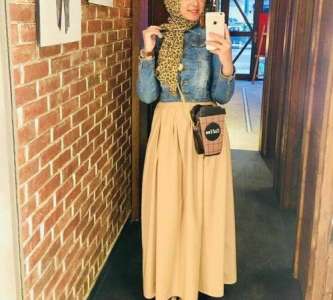 Summer maxi skirts with hijab