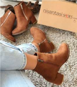 Suede ankle boots latest trend