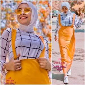 Colorful hijabi outfit ideas for summer