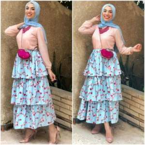 How to wear the maxi style with hijab