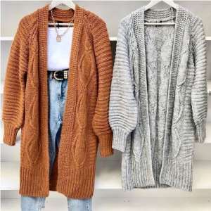 Winter cardigans and chunky knits