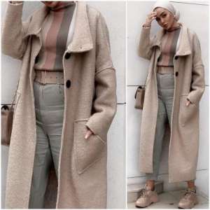 Coats trend with hijab styles