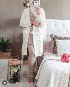 Knitted sweaters in neutrals by yjaab