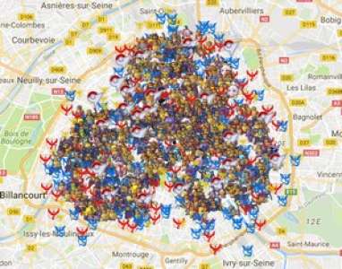 EasyPoke : carte des pokémon sur Paris (Pokemon Go)