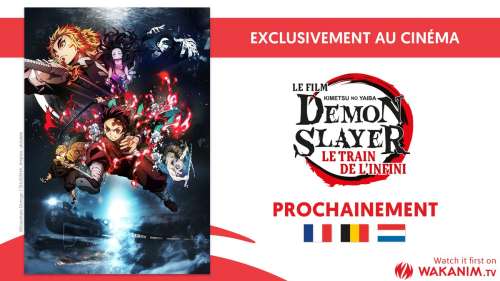 Le film Demon Slayer - Le Train de l'Infini sortira au cinéma en France !