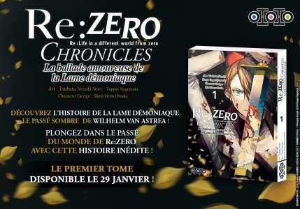 Re:Zero Chronicles : La Ballade Amoureuse de la Lame Démoniaque chez Ototo Manga