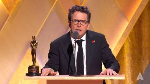 Standing ovation pour Michael J. Fox, récompensé par un Oscar d'honneur