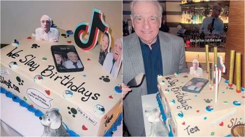 Oubliez Marvel, Martin et Francesca Scorsese ont fêté leur anniversaire avec un gâteau TikTok