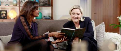 Karine Le Marchand sur un tract de Marine Le Pen, elle est en colère !
