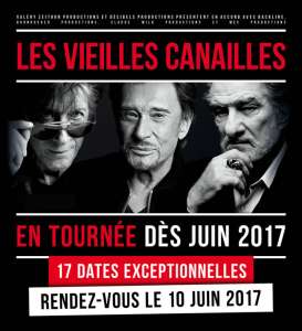 Johnny Hallyday et les Vieilles Canailles invités du 20 heures de TF1 ce dimanche 4 juin