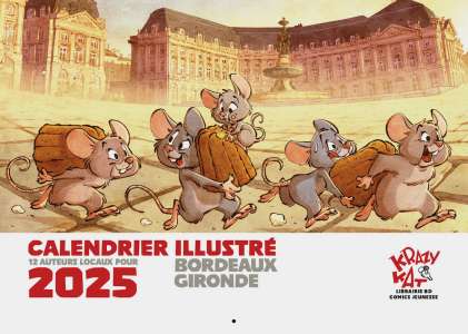 12 artistes dessinent Bordeaux dans un calendrier