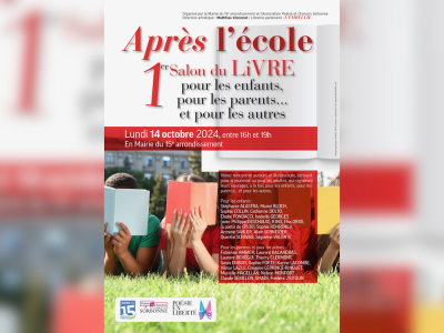 À Paris, dans le 15e : Après l'école, direction le salon du livre 