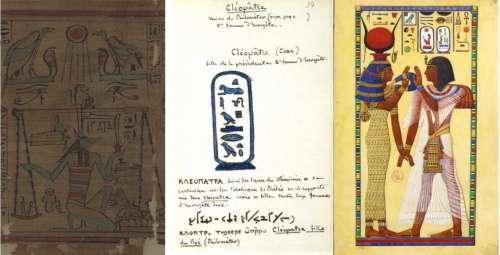 Exposition : Champollion et le mystère des hiéroglyphes