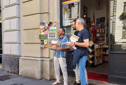 Épidémie de vitrine de libraires dévalisées en Italie