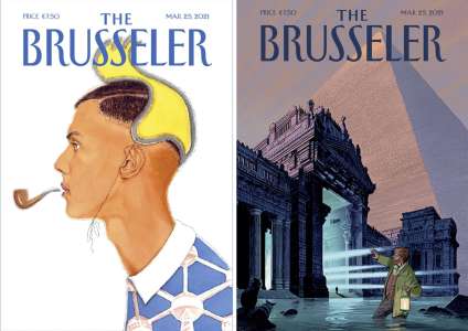 The Brusseler : la patte graphique du New Yorker fait des émules