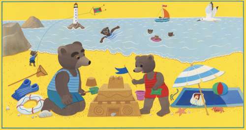 Les histoires de Petit Ours Brun à écouter : jouer à la plage