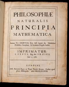 États-Unis : une première édition signée de l'oeuvre principale d'Isaac Newton