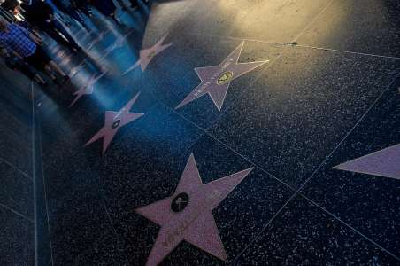 Une étoile pour le Chevalier noir, Batman, sur Hollywood Boulevard