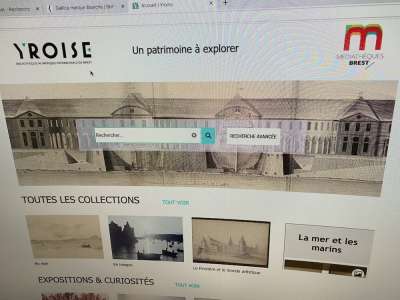 Ouverture d'Yroise, la bibliothèque numérique patrimoniale de Brest