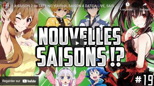AnimeNews Vidéo #19: Récap des infos Anime/Manga par Aleka (Février-Mars 2021)