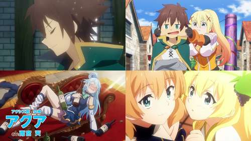 L’anime Konosuba Saison 3, en Trailer