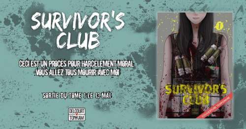 Les seinen  Zig et Survivor’s Club en mai chez Delcourt / Tonkam