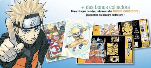 Le manga Naruto en grand format chez Hachette Collections