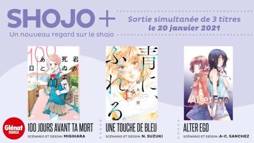 Glénat annonce 3 titres shôjo en janvier 2021