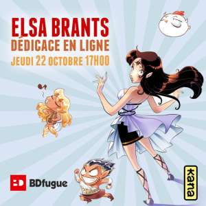 Elsa Brants en dédicace en live aujourd’hui à 17h