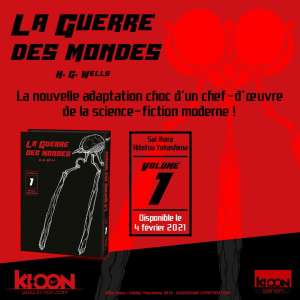 Le classique La Guerre des mondes arrive en manga chez Ki-oon