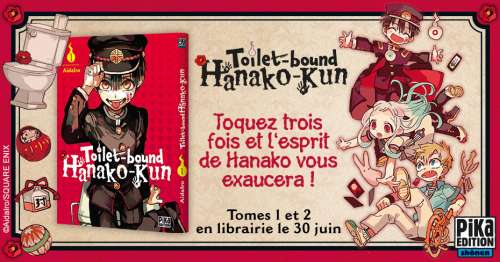 La comédie fantastique Toilet-Bound Hanako-Kun arrive en France chez Pika !