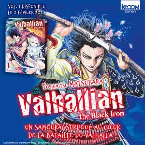 Le manga Valhallian the Black Iron de Toshimitsu Matsubara chez Ki-oon