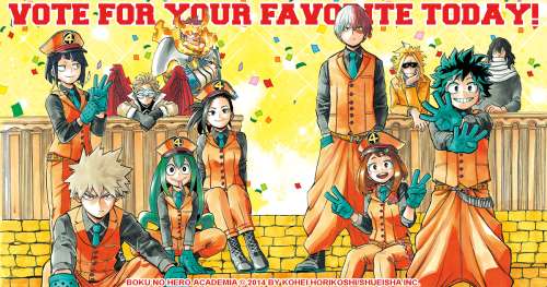 Top 30 des personnages de My Hero Academia