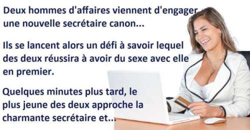 Blague Drole Deux Pervers Engagent Une Secretaire Canon Et Font Un Petit Pari Sur Buzz Insolite Et Culture