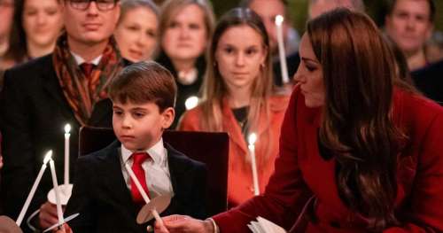 Kate Middleton : vous n'allez pas croire la phrase que lui a discrètement glissée son fils Louis à Noël