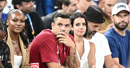 Florent Manaudou lâche la pression et fait une rare apparition avec sa petite amie Lola Dumenil aux JO de Paris 2024