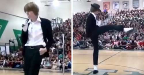 Un « enfant tranquille » impressionne l’école avec une chorégraphie parfaite de « Billie Jean »