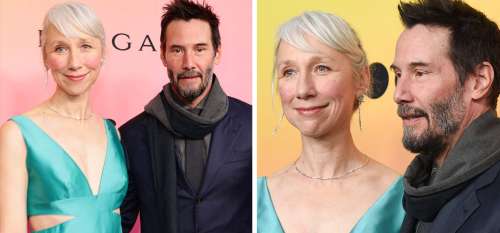 La petite amie de Keanu Reeves, 54 ans, fait face à des réactions mitigées après avoir posé dans une robe à découpes sarcelle sur le tapis rouge