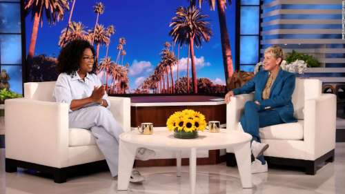 Oprah Winfrey rend visite à Ellen DeGeneres lors de sa dernière semaine de spectacles