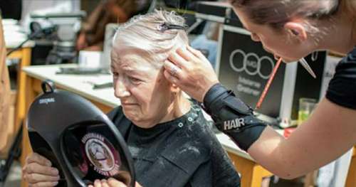 Lydia, 80 ans, ne peut pas se permettre de payer une coiffeuse après avoir été couturière pendant 46 ans – jusqu’à ce qu’un « Ange » intervienne