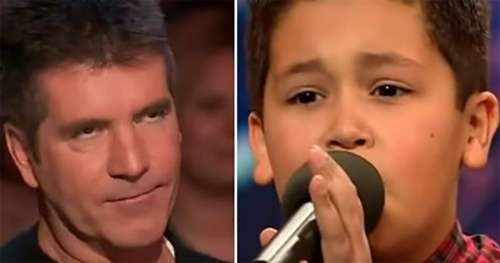 Simon interrompt un garçon de 12 ans – puis il chante une autre chanson et tout le monde craque