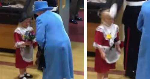 Le grand moment d’une fillette de 6 ans qui rencontre la reine se termine en larmes lorsqu’elle reçoit une gifle au visage