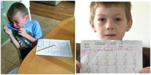 Un professeur décrit le devoir de mathématiques d’un enfant de 7 ans de « absolument pathétique »