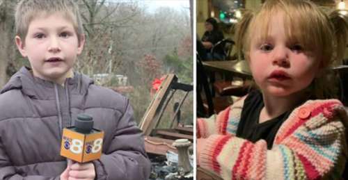 Un garçon de 7 ans retourne dans sa maison en feu pour sauver la vie de sa petite sœur