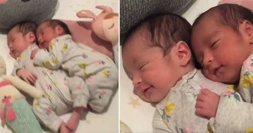 La vidéo des nouveaux-nés jumeaux en train de se câliner illustre parfaitement la beauté du lien entre jumeaux