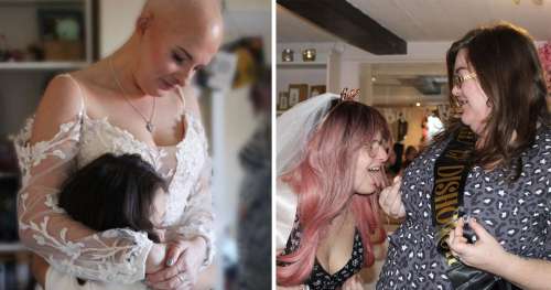 Une maman mourante atteinte d’un cancer sait qu’elle ne se mariera jamais – C’est alors que sa meilleur amie lui fais ça demande