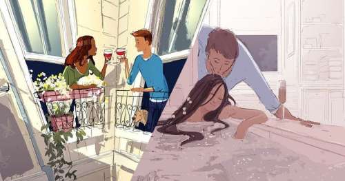 21 illustrations qui dépeignent avec délicatesse le quotidien de deux amoureux