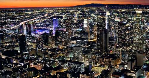 Los Angeles depuis les airs : une vidéo grandiose