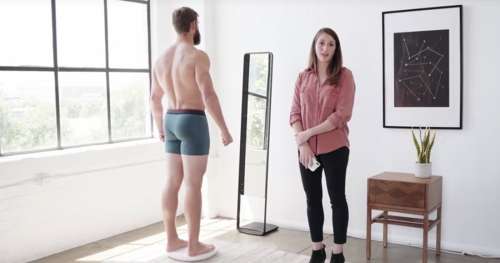 Ce miroir intelligent scanne votre corps et vous permet de surveiller votre poids quotidiennement