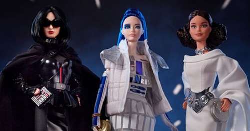 Barbie nous dévoile sa passion pour Star Wars dans une collection geek et chic